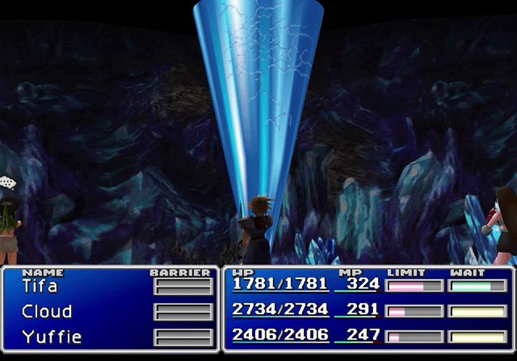 Defeating an Icicle in Gaea’s Cliff