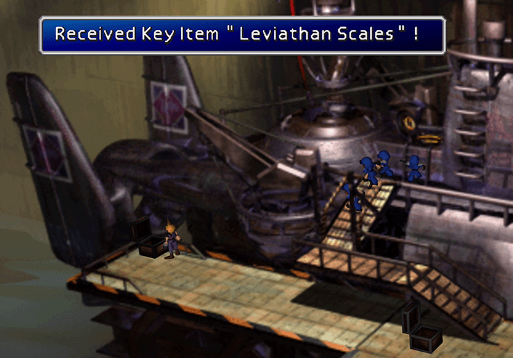The treasure chest containing Leviathan Scales