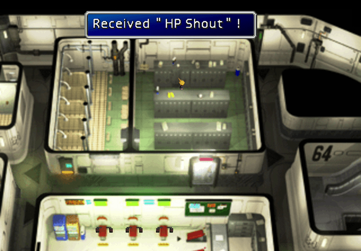 Picking up the HP Shout in the Shinra Building