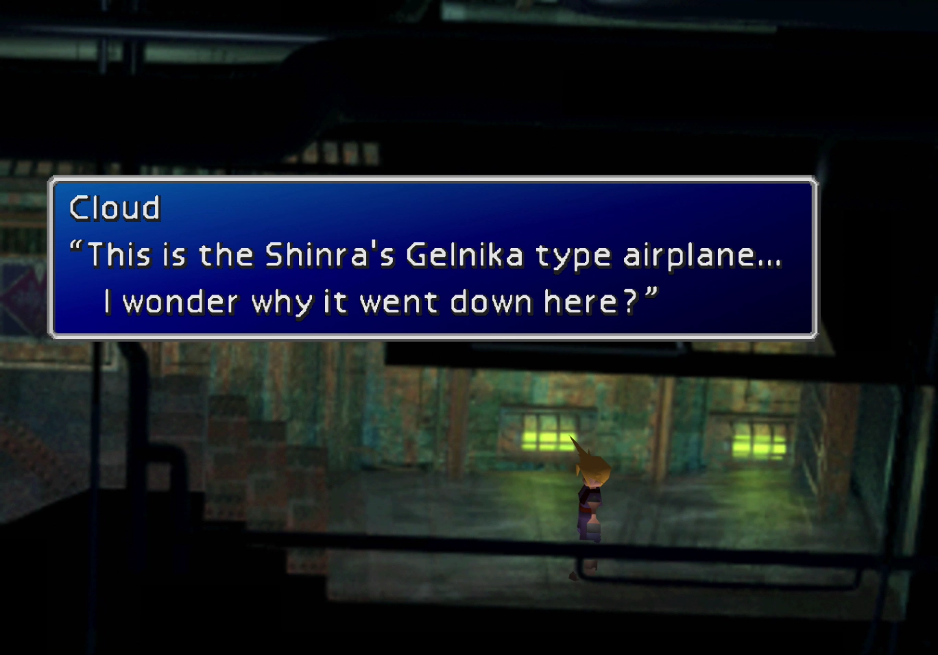 Cloud entering the Sunken Gelnika