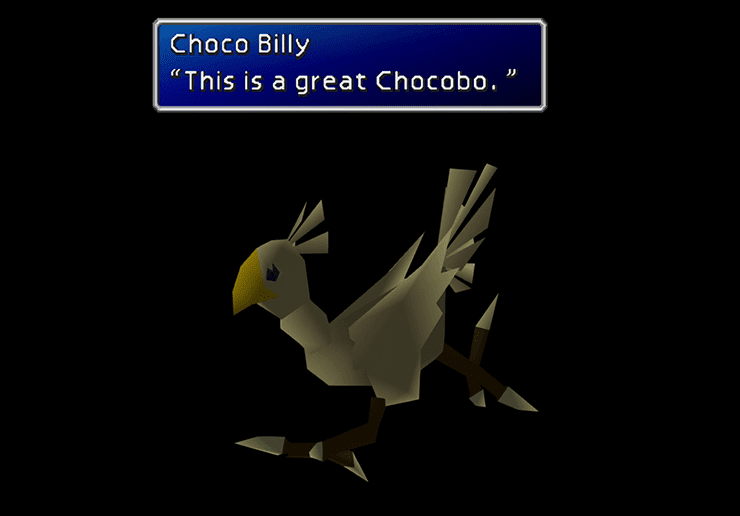 A Great Chocobo in the Chocobo Farm