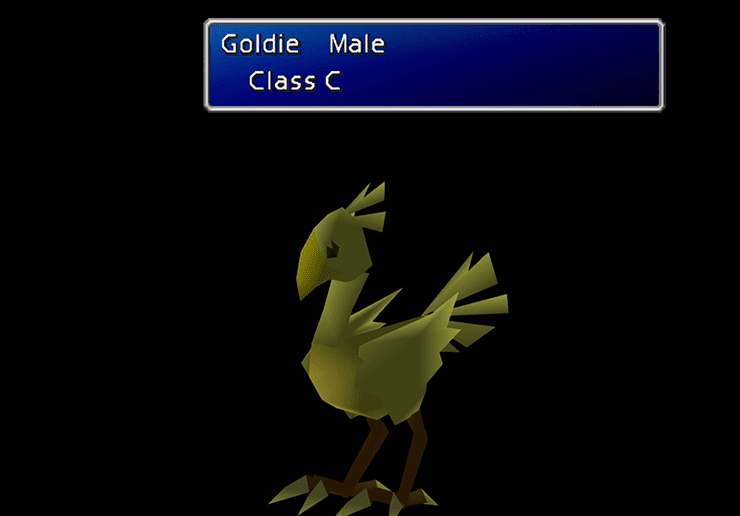 A Gold Chocobo