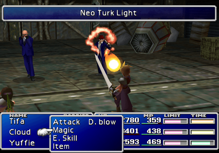Reno using his Neo Turk Light Attack