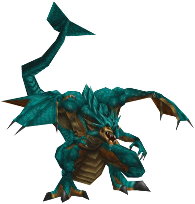 Blue Dragon in the forests of Trabia