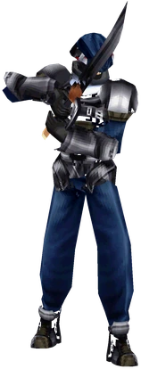 Guard patrolling the D-District Prison