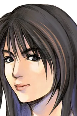 Rinoa during the dance scene cinematic at Balamb Garden