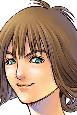 Selphie after falling down the hill towards the Dollet Communication Tower