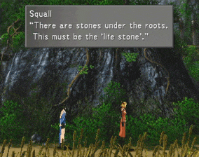 Squall picking up the Life Stone