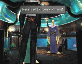 Obtaining the Phoenix Pinion for completing the Shumi Village side quest