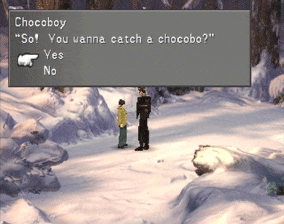 Speaking to Chocoboy in the Forest Beginner