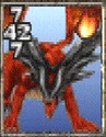 Ruby Dragon Triple Triad Card