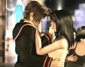 The dance cinematic with Squall and Rinoa