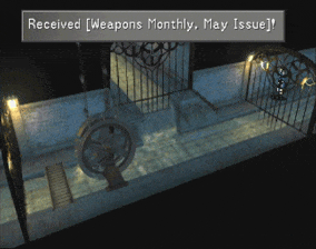 Picking up the Weapons Monthly, May Issue in the sewers of Deling City