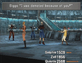 Boss Battle against Biggs and Wedge in the Galbadia Prison