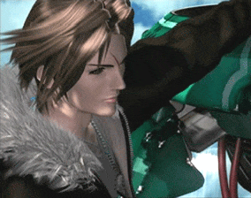 Squall during the flying cinematic