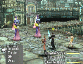 Battle against a pair of Sorceress during the Time Compression sequence