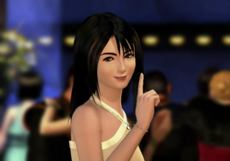 Rinoa and Squall during the dance scene