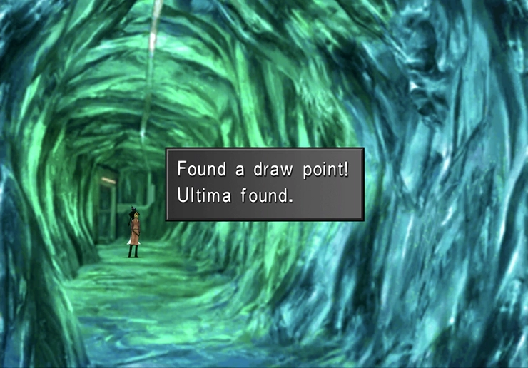 Picking up an Ultima Draw Point in the Lunatic Pandora