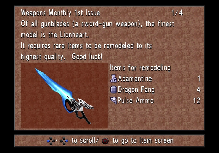 Weapons Monthly Magazine image of Lionblade