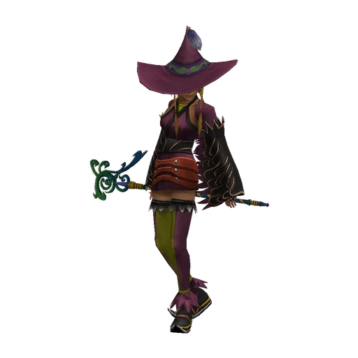 Rikku in the Black Mage Dressphere