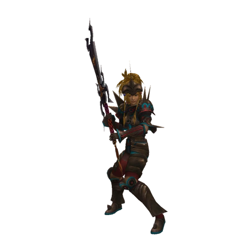 Rikku in the Dark Knight Dressphere