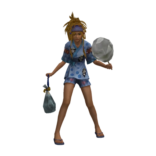 Rikku in the Festivalist Dressphere