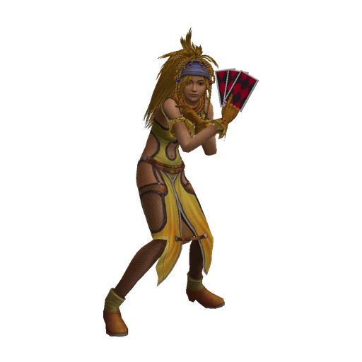 Rikku in the Lady Luck Dressphere