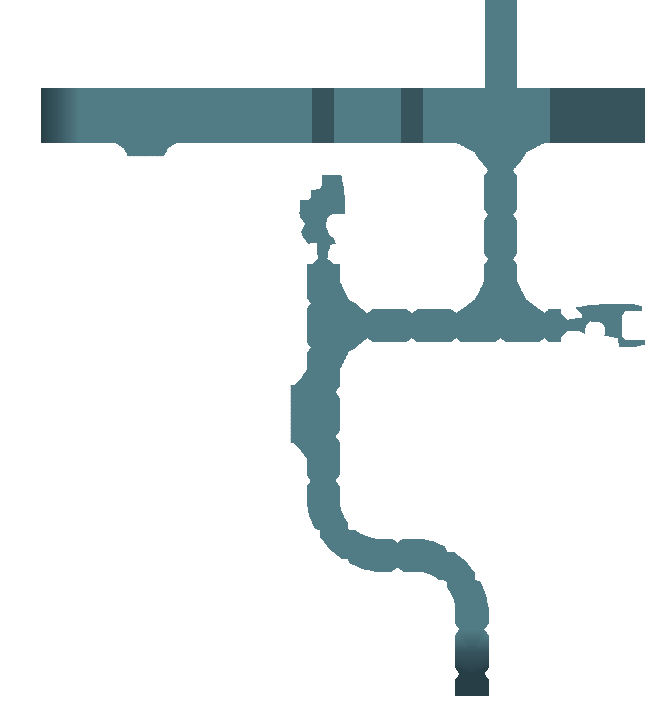 Map of the Chateau Leblanc Hidden Passageway