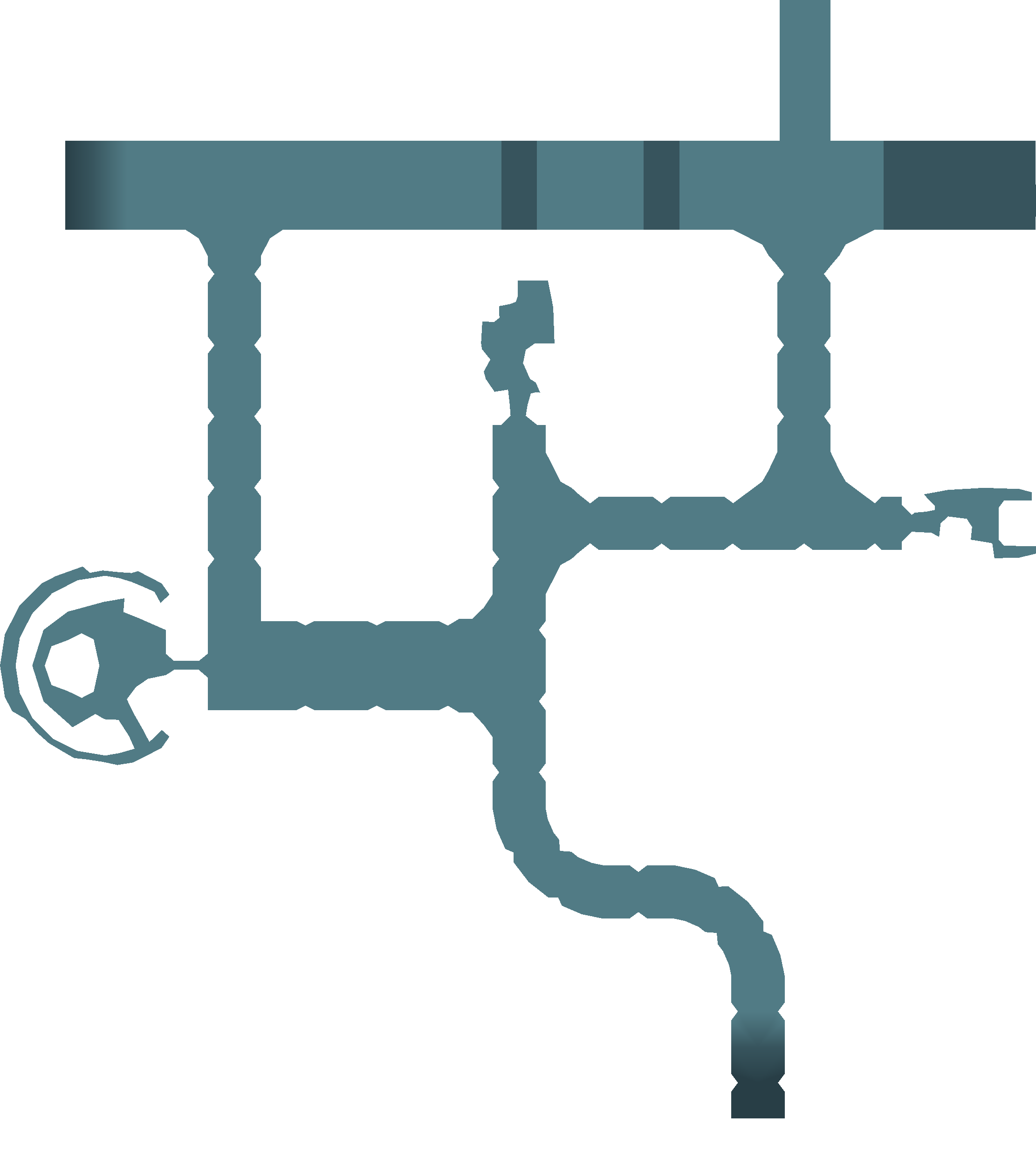 Map of the Chateau Leblanc Hidden Passageway