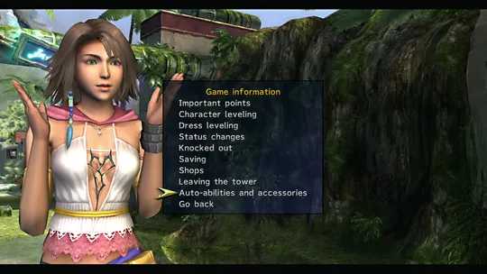 Tutorial screen subsection