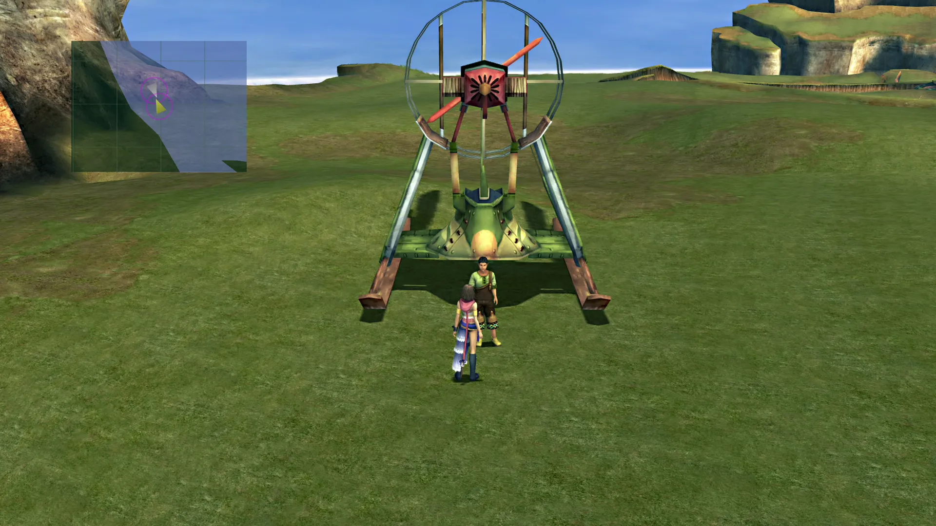 Speaking to the hover attendant in Chapter 5