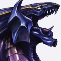 Portrait picture of Bahamut from the game menu