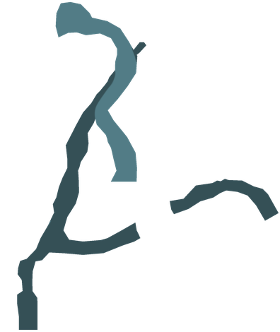 Map of the Mt. Gagazet Submerged Passage (Part 2)