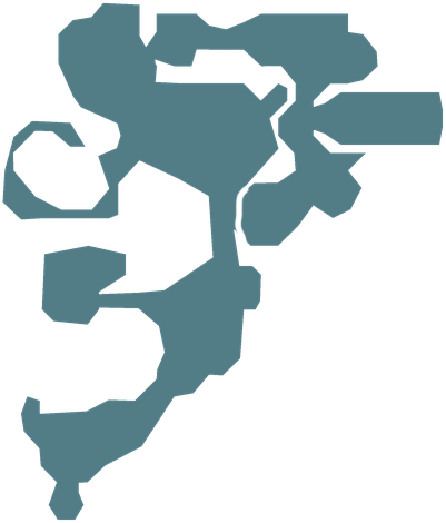 Map of the Mushroom Rock Precipice
