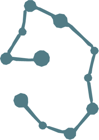 Map of the second level of the Omega Ruins