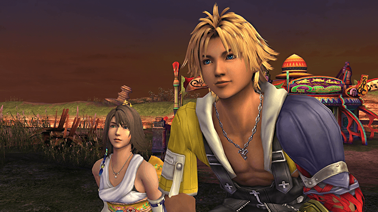 Tidus and Yuna on the Mi’ihen Highroad