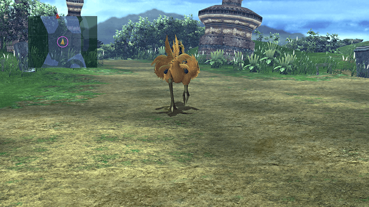 First ride on the Chocobo