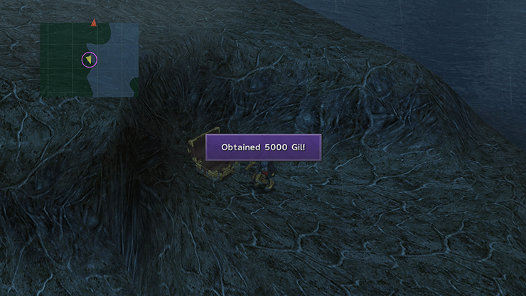 Treasure Chest containing 5,000 gil in the Thunder Plains