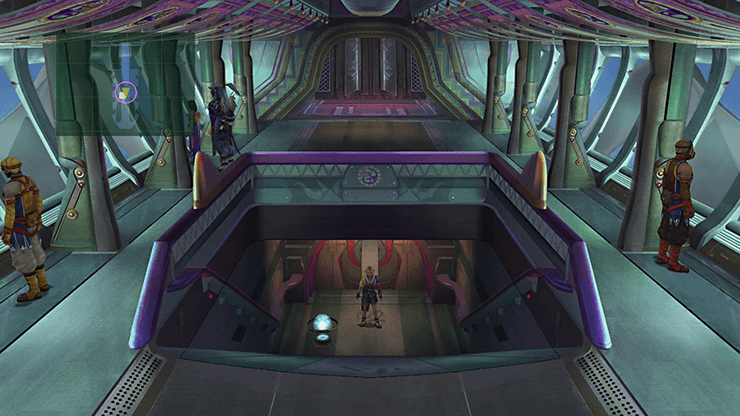 Upper deck of the Airship