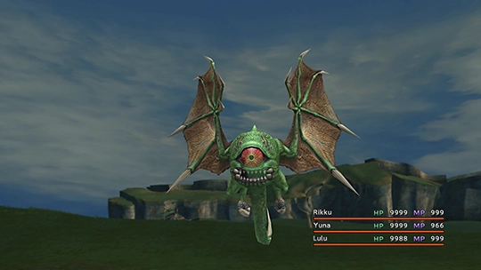 Screenshot of Buer in a battle at the Monster Arena