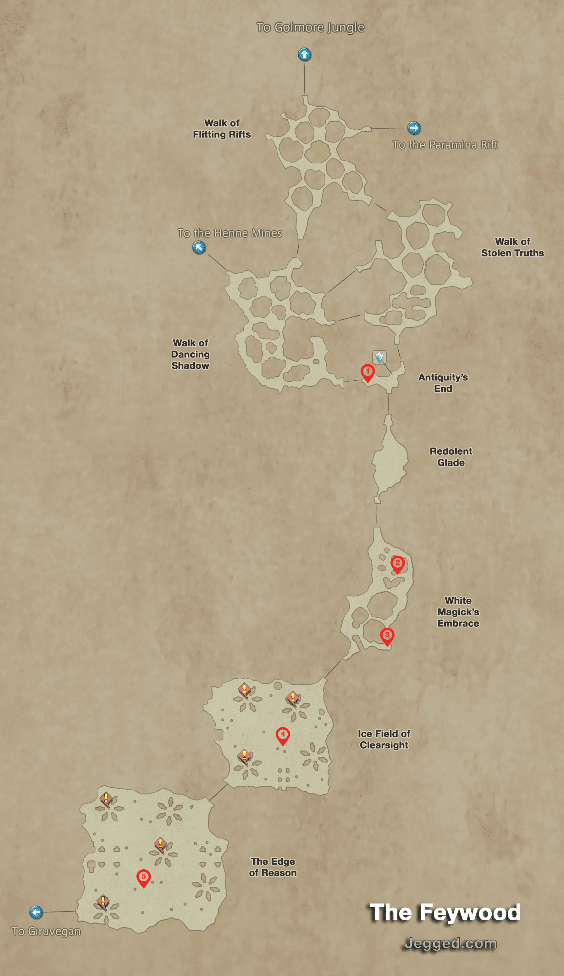 Map of the Feywood