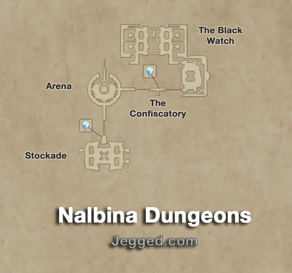 Map of the Nalbina Dungeons