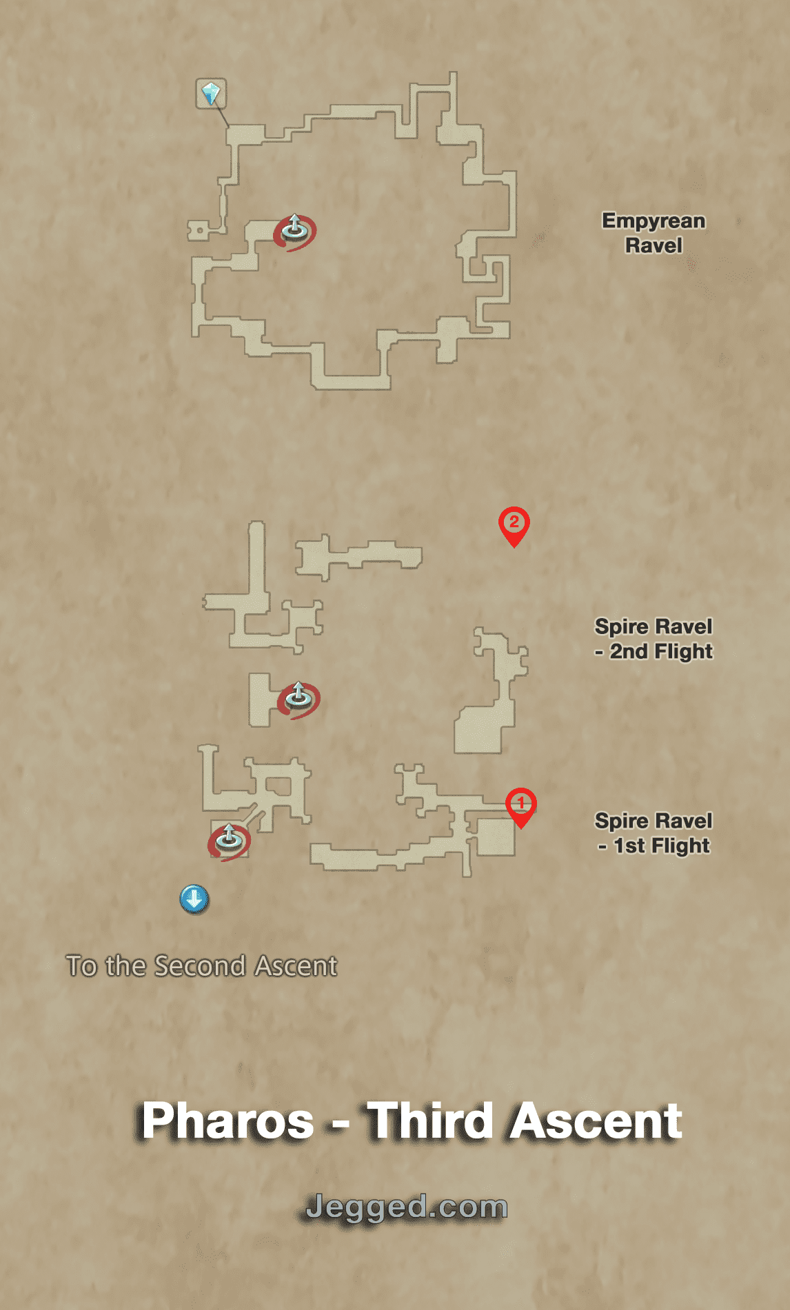 Map of the Pharos - Third Ascent