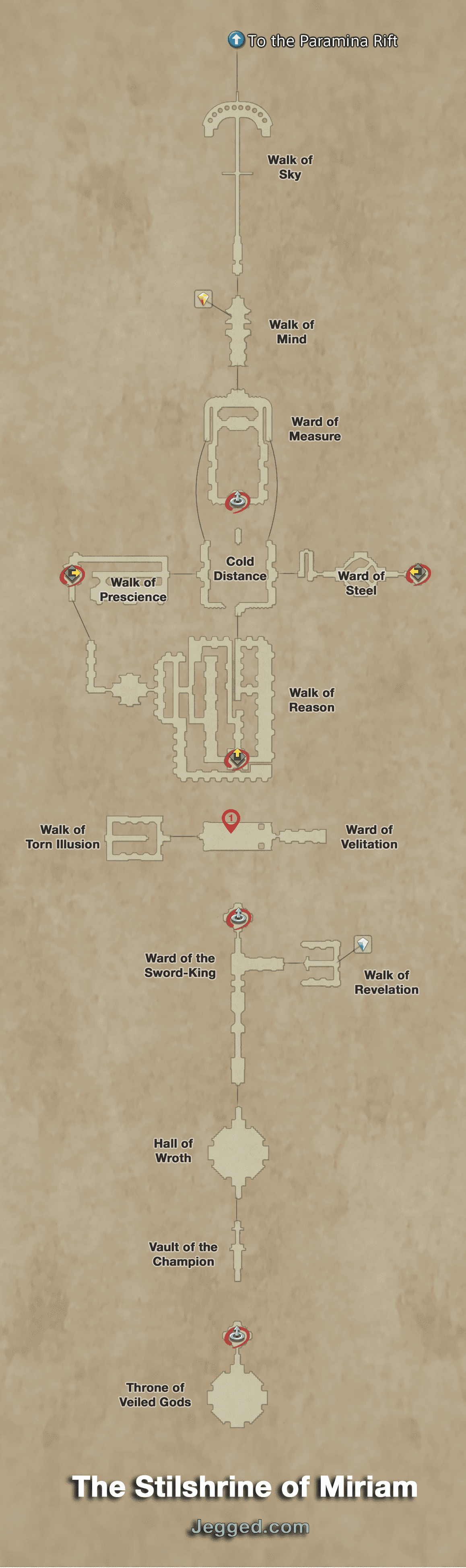 Map of the Stilshrine of Miriam