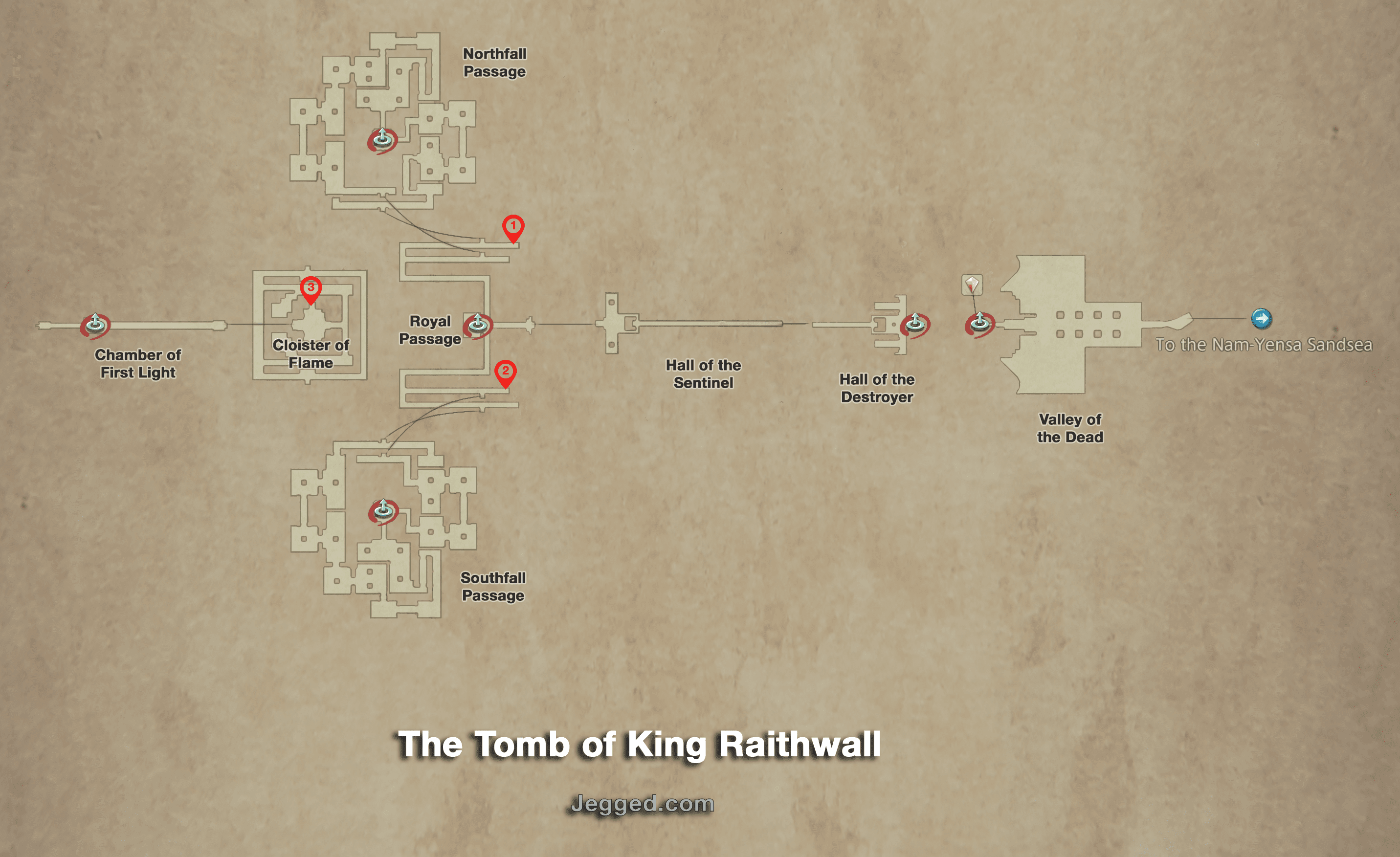 Map of the Tomb of King Raithwall