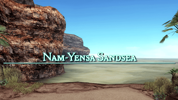 Nam-Yensa Sandsea Title Screen