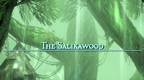 The Salikawood Title Screen