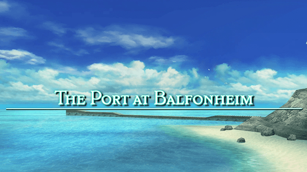 Balfonheim Port Title Screen