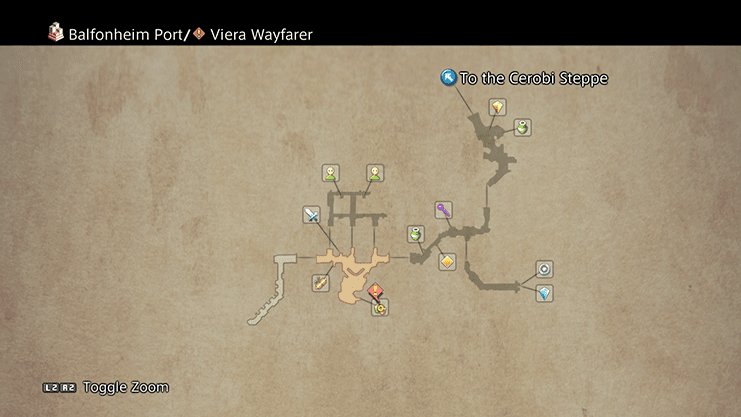 Map indicating where the Viera Wayfarer can be found