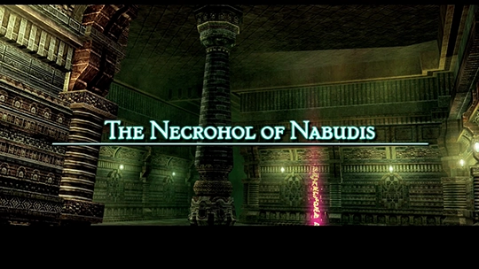 Necrohol of Nabudis title screen